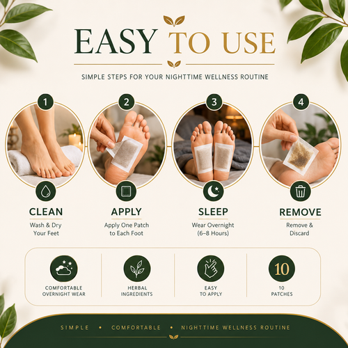 Dropdash Herbal Sleep & Foot Care Patches