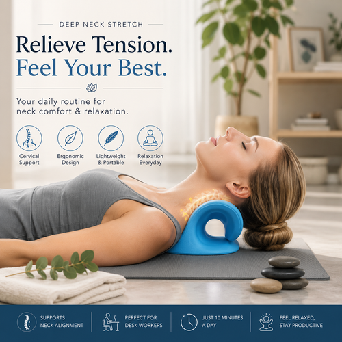 Dropdash Cervical Curve Neck Relaxer Premium EVA Foam