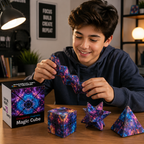 Dropdash Magnetic Magic Cube Shape Shifting Puzzle Box